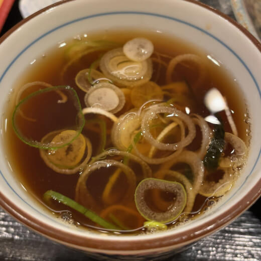 木の芽　蕎麦つゆ